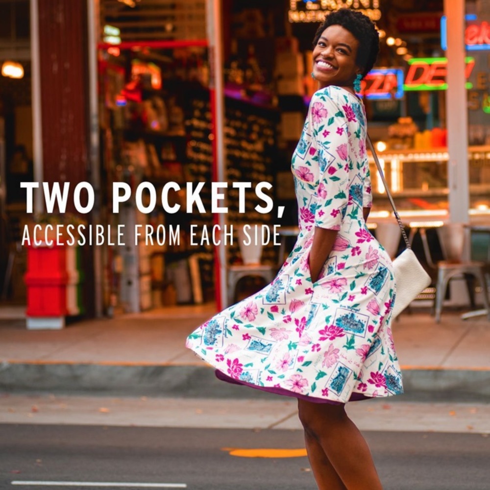 Betabrand round trip postcard reversible d…